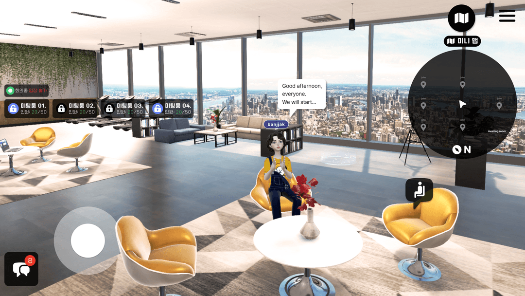 My Mini Meta - Metaverse Meeting Platform
